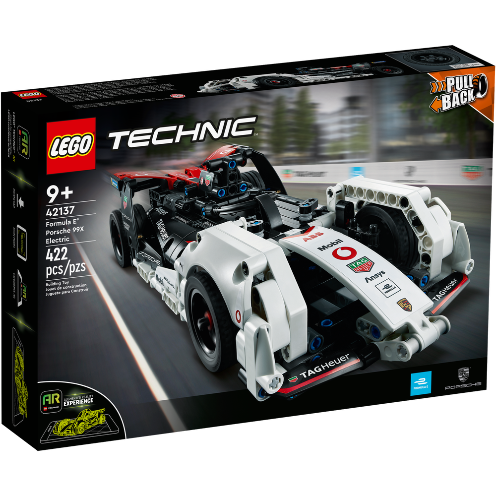 Конструктор LEGO Technic Formula E Porsche 99X Electric 42137 большой угловой мотор lego technic 45602 для spike prime