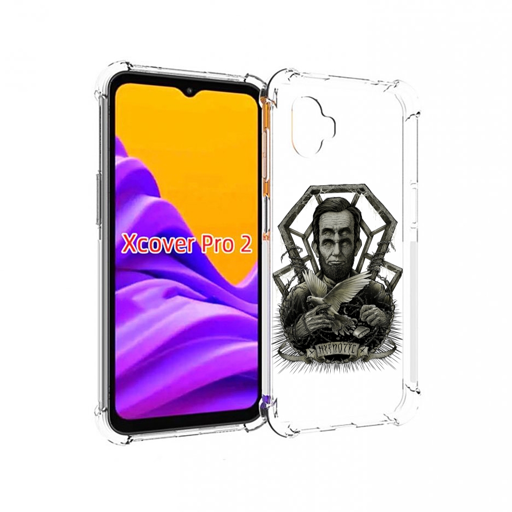

Чехол MyPads франклин абстракция для Samsung Galaxy Xcover Pro 2, Прозрачный, Tocco