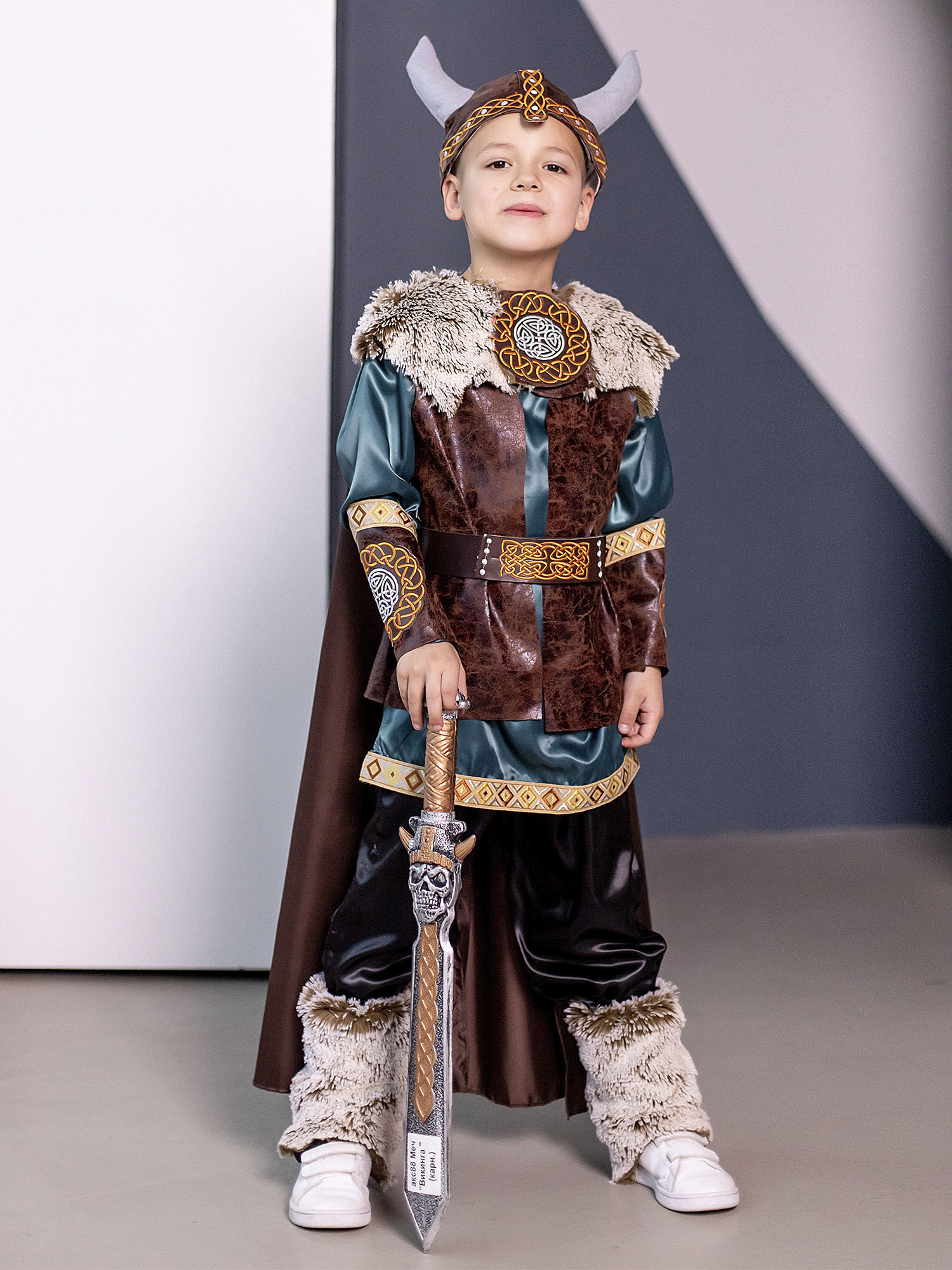 

Карнавальный костюм Batik 2145 к-22 Викинг, мультиколор, 122, Коричневый, 2145 к-22