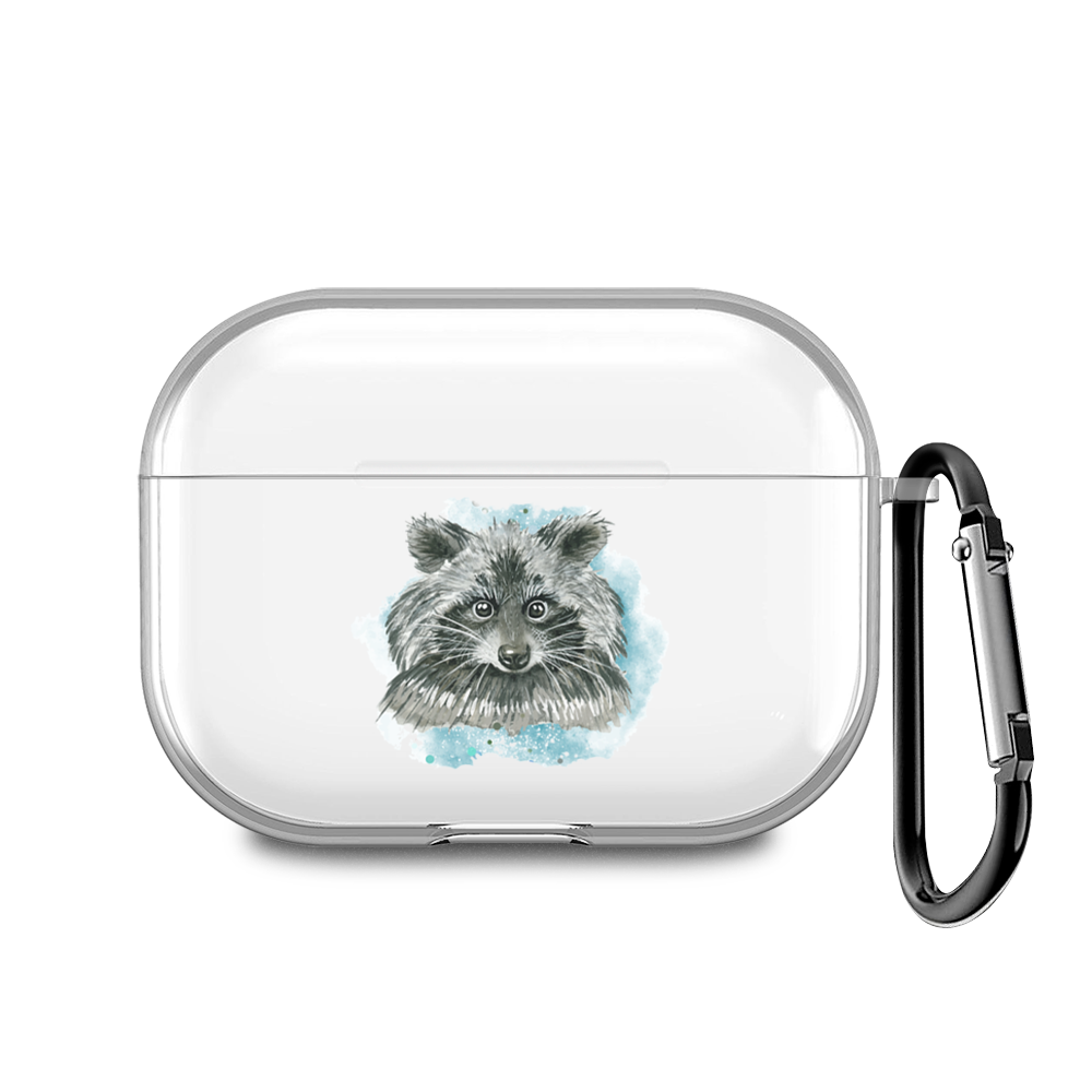 

Чехол для наушников AirPods Pro 2 "Енот в голубом облаке", AIPC-440-9E-1