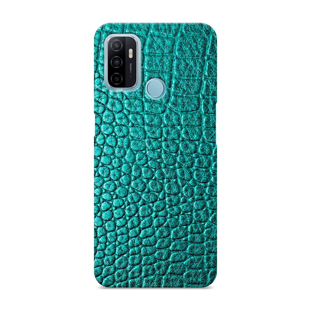 

Пластиковый чехол "Бирюзовая змея" на Oppo A53, 254320-2