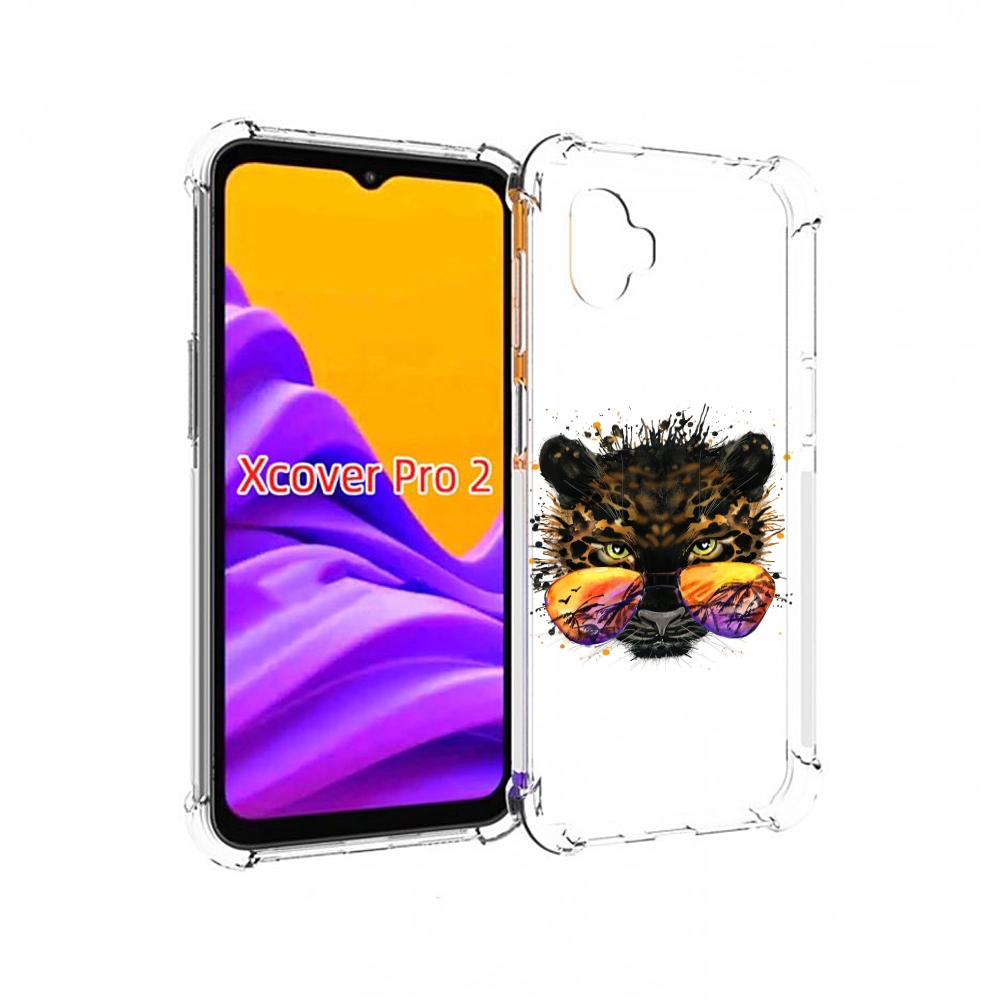 

Чехол MyPads тропический леопард для Samsung Galaxy Xcover Pro 2, Прозрачный, Tocco