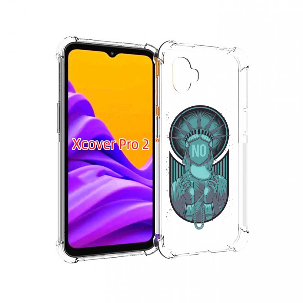 

Чехол MyPads статуя свободы зеленый для Samsung Galaxy Xcover Pro 2, Прозрачный, Tocco