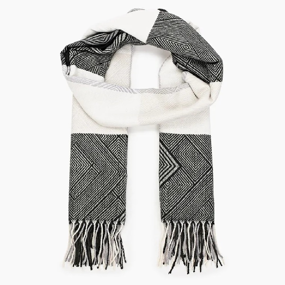 

Шарф женский Rosedena shawlcy2241 чёрный, 70х180 см, Черный, shawlcy2241