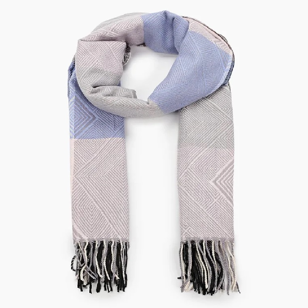 

Шарф женский Rosedena shawlcy2241 светло-серый, 70х180 см, shawlcy2241