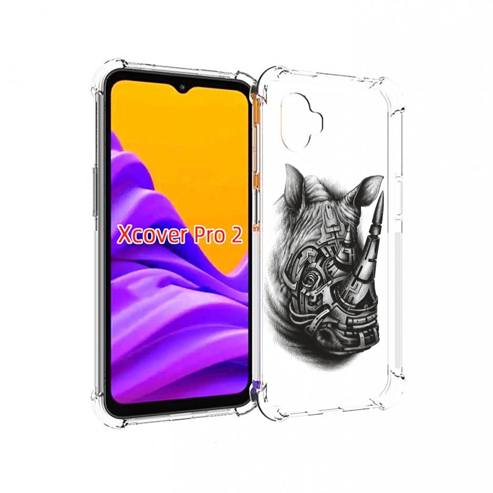 

Чехол MyPads стальной носорог для Samsung Galaxy Xcover Pro 2, Прозрачный, Tocco