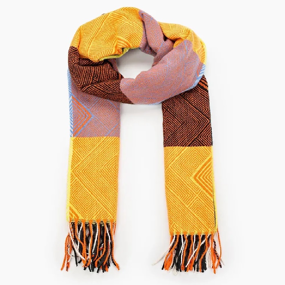 

Шарф женский Rosedena shawlcy2241 жёлтый, 70х180 см, Желтый, shawlcy2241