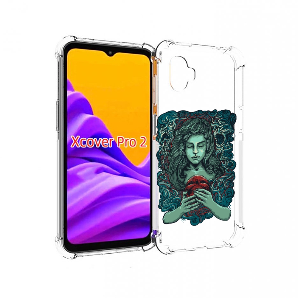 

Чехол MyPads спящая девушка для Samsung Galaxy Xcover Pro 2, Прозрачный, Tocco