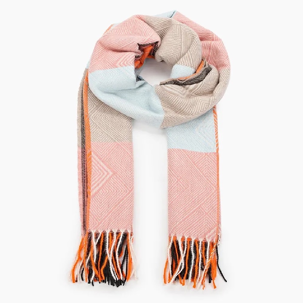 

Шарф женский Rosedena shawlcy2241 розовый, 70х180 см, shawlcy2241