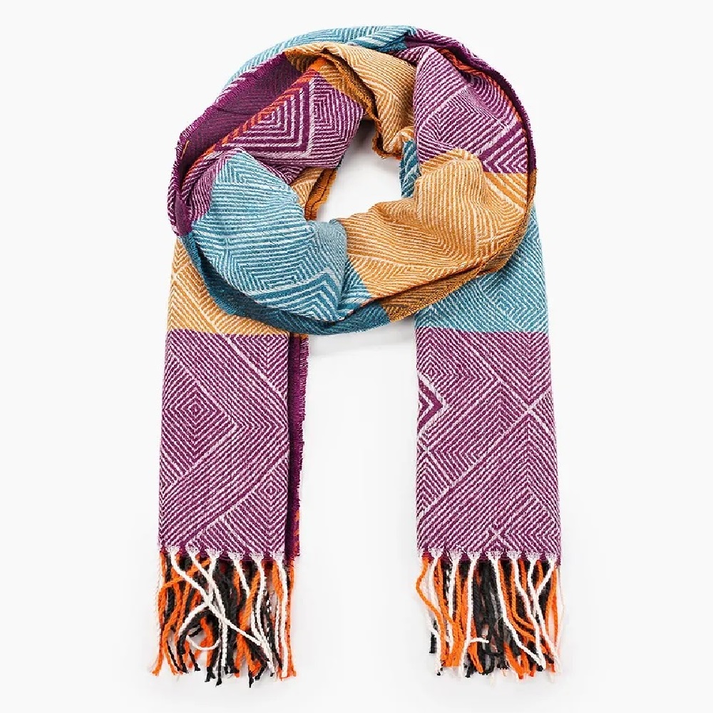 

Шарф женский Rosedena shawlcy2241 фиолетовый, 70х180 см, shawlcy2241