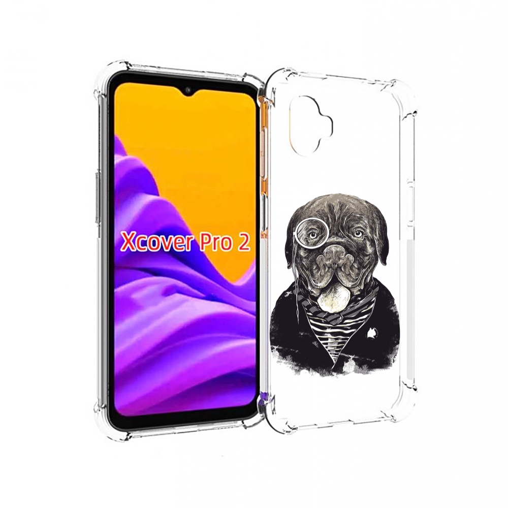 

Чехол MyPads солидный песик для Samsung Galaxy Xcover Pro 2, Прозрачный, Tocco