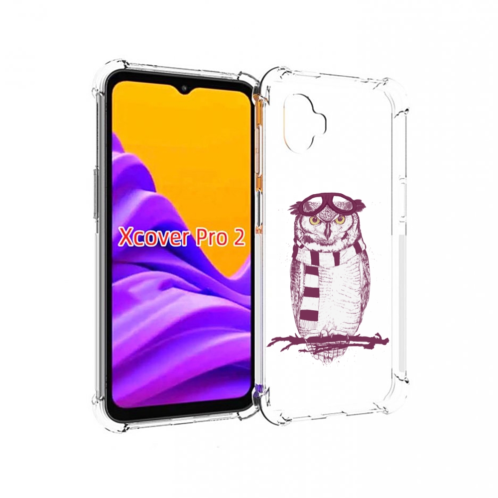 

Чехол MyPads сова-летчик для Samsung Galaxy Xcover Pro 2, Прозрачный, Tocco