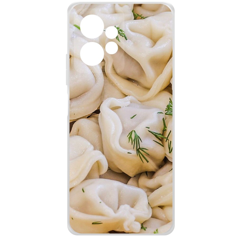 

Чехол-накладка Krutoff Clear Case Пельмешки для Xiaomi Redmi Note 12 4G