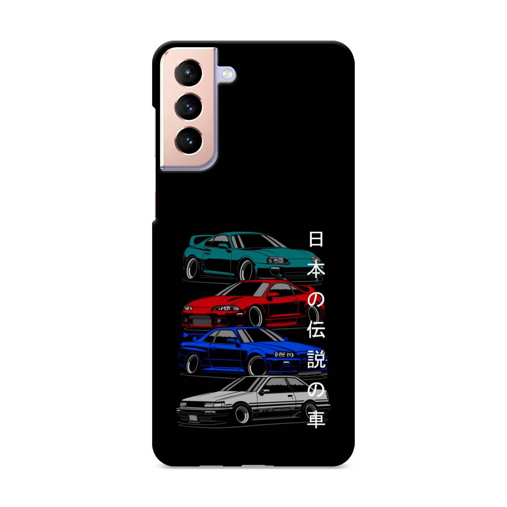 фото Пластиковый чехол "jdm legend cars" на samsung galaxy s21 + awog