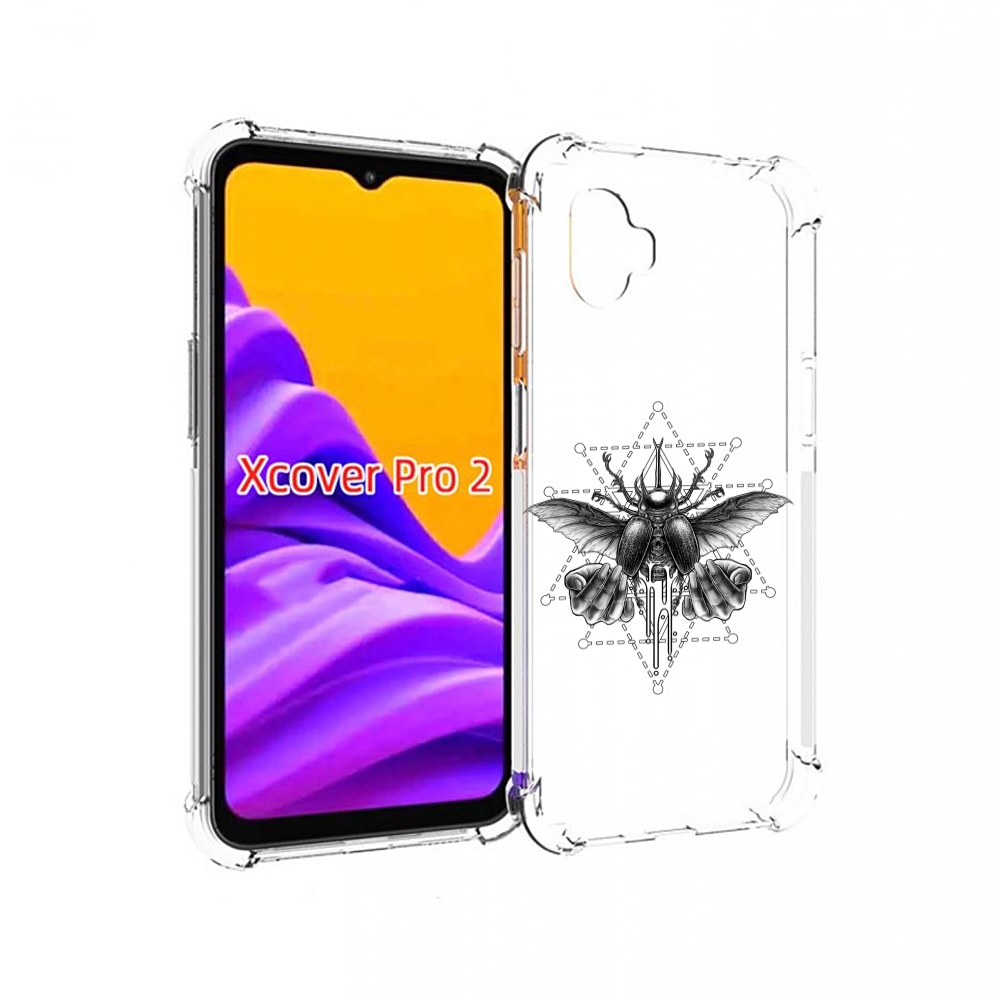 

Чехол MyPads скарабей для Samsung Galaxy Xcover Pro 2, Прозрачный, Tocco