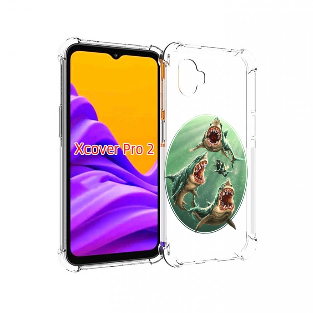 

Чехол MyPads синяя бездна для Samsung Galaxy Xcover Pro 2, Прозрачный, Tocco