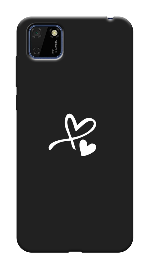 

Чехол Awog на Huawei Y5p "Сердечко минимализм", Белый, 6103752-1