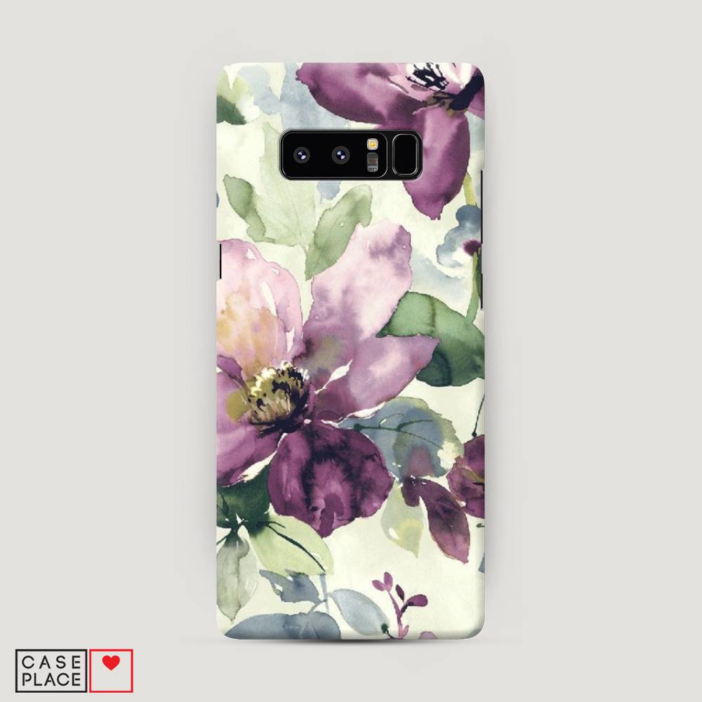 

Чехол Awog "Сиреневые цветы-акварель" для Samsung Galaxy Note 8, 25220-7