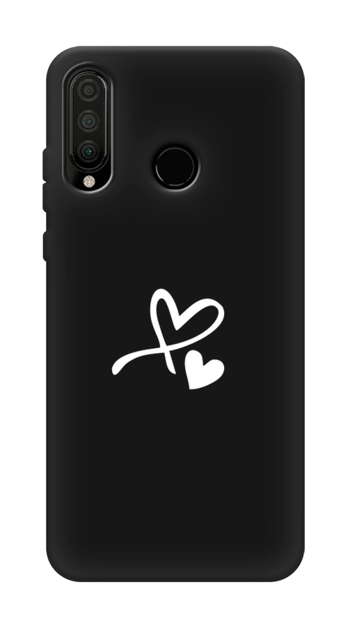 

Чехол Awog на Huawei P30 Lite "Сердечко минимализм", Белый, 67952-1