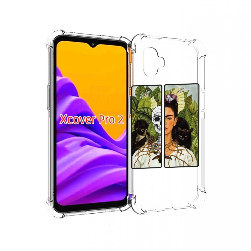 

Чехол MyPads сдвоенная картинка девушка скелет для Samsung Galaxy Xcover Pro 2, Прозрачный, Tocco