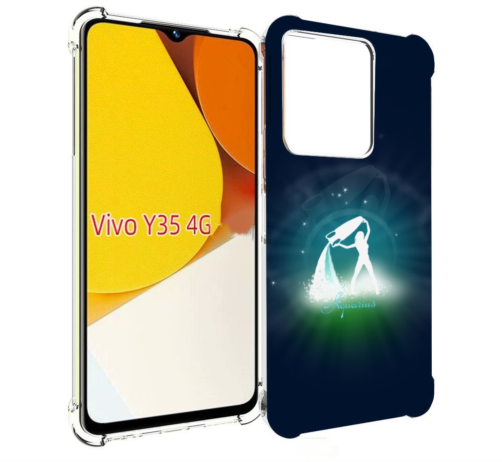 

Чехол MyPads знак зодиака водолеи 1 для Vivo Y35 4G 2022 / Vivo Y22, Прозрачный, Tocco