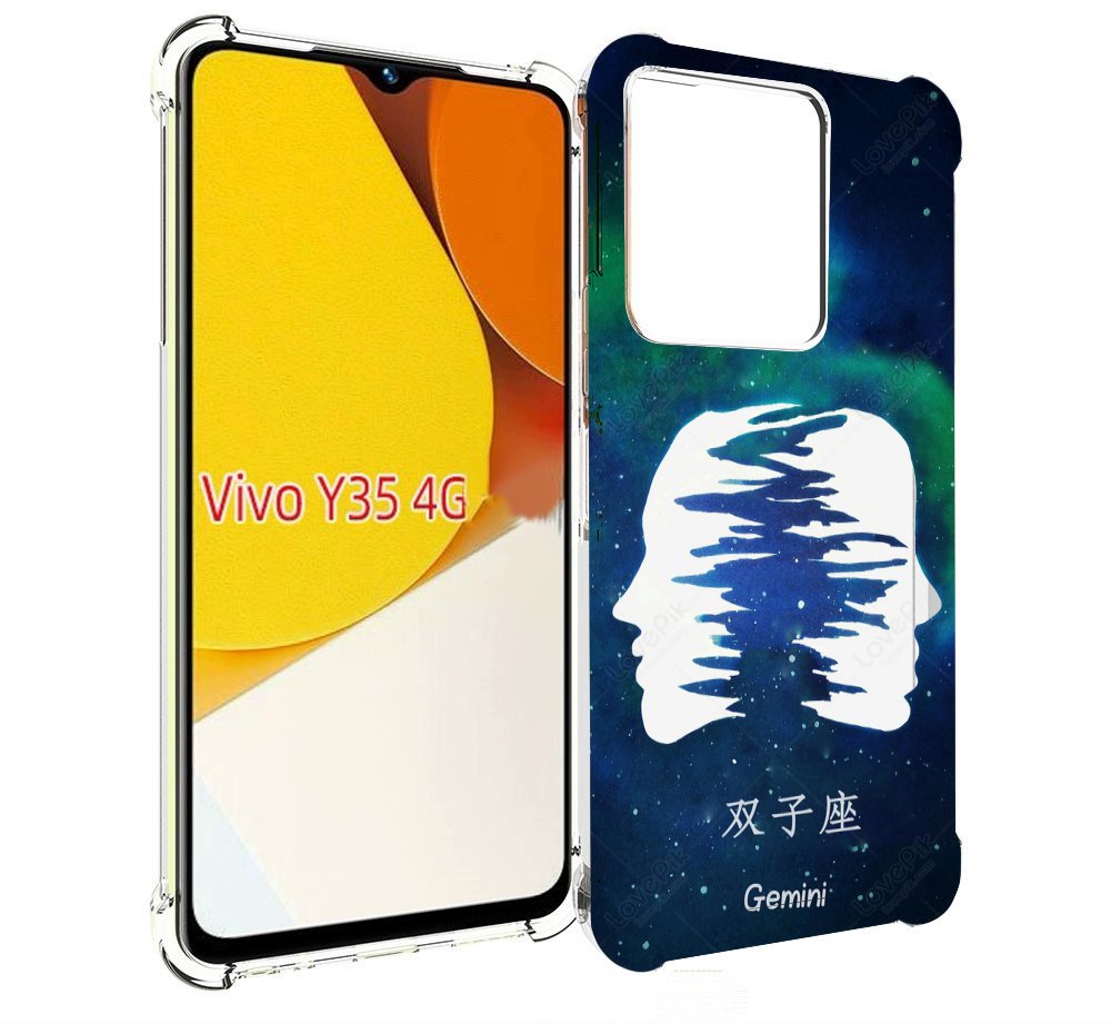 

Чехол MyPads знак зодиака близнецы 6 для Vivo Y35 4G 2022 / Vivo Y22, Прозрачный, Tocco