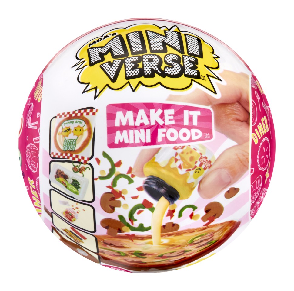 

Игрушка MGA's Miniverse Mini Foods Diner S2A в непрозрачной упаковке (Сюрприз) 591825EUC