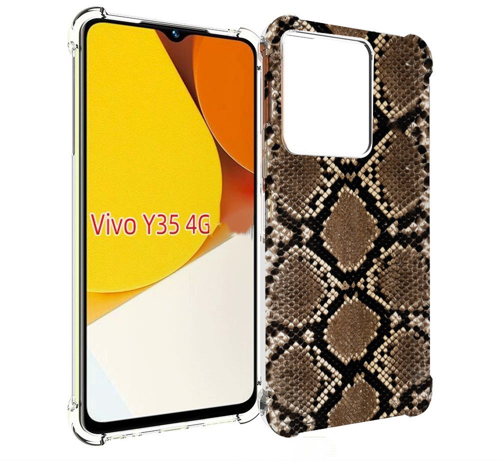 

Чехол MyPads змеиная кожа для Vivo Y35 4G 2022 / Vivo Y22, Прозрачный, Tocco