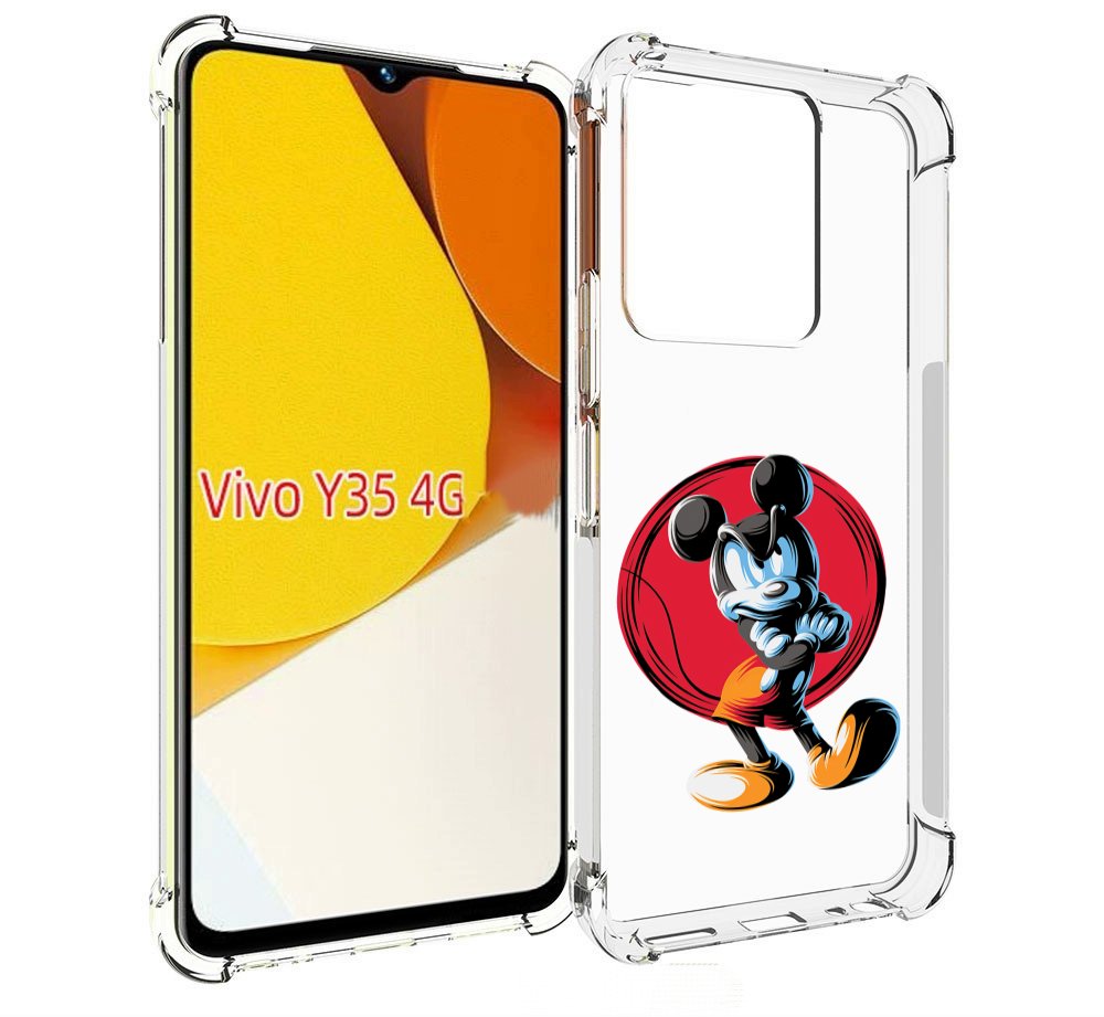 

Чехол MyPads злой-микки для Vivo Y35 4G 2022 / Vivo Y22, Прозрачный, Tocco