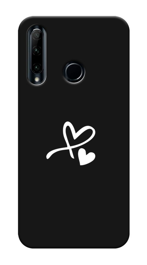 

Чехол Awog на Honor 20 Lite 2019 "Сердечко минимализм", Белый, 68952-1