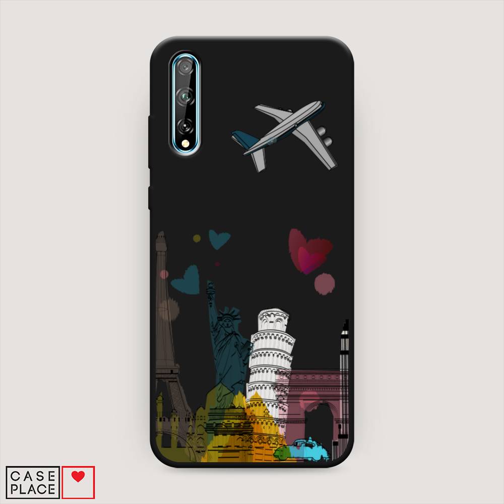 

Чехол Awog на Huawei Y8p "Самолет путешествий", Желтый, 6103452-1