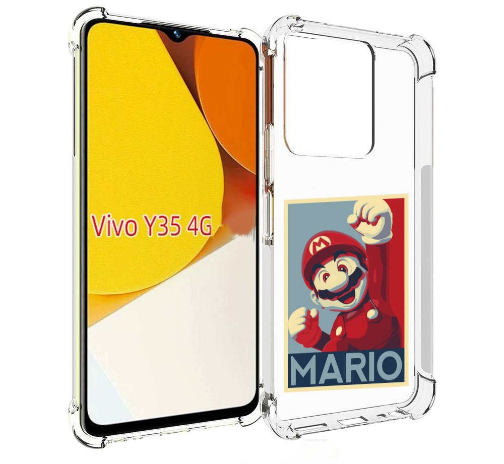 

Чехол MyPads злой марио для Vivo Y35 4G 2022 / Vivo Y22, Прозрачный, Tocco