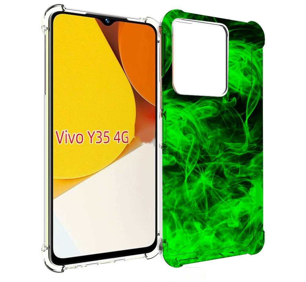 

Чехол MyPads зеленый-дымок для Vivo Y35 4G 2022 / Vivo Y22, Прозрачный, Tocco