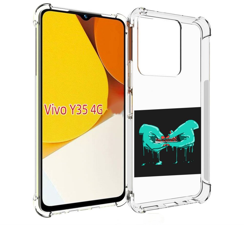 

Чехол MyPads закручиваю-розочки для Vivo Y35 4G 2022 / Vivo Y22, Прозрачный, Tocco