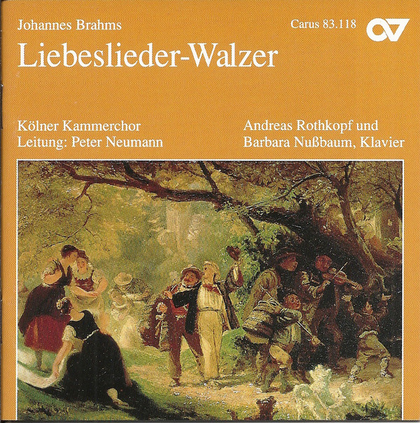 

Brahms: Liebeslieder-Walzer / Kolner Kammerchor. (1 CD)