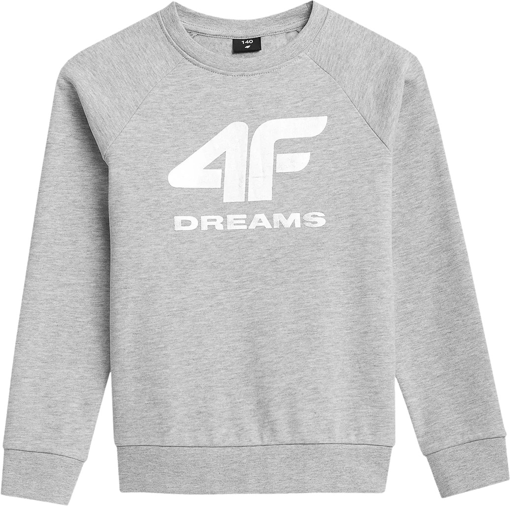 Свитшот детский 4F Girl'S Sweatshirts HJZ21-JBLD007A-27M цв.серый р.128