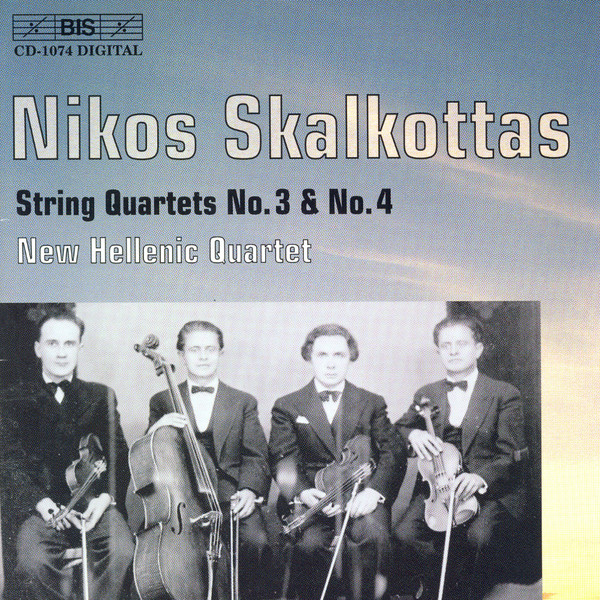 

Skalkottas - String Quartets No.3 & No.4 / New Hellenic Quartet (1 CD)