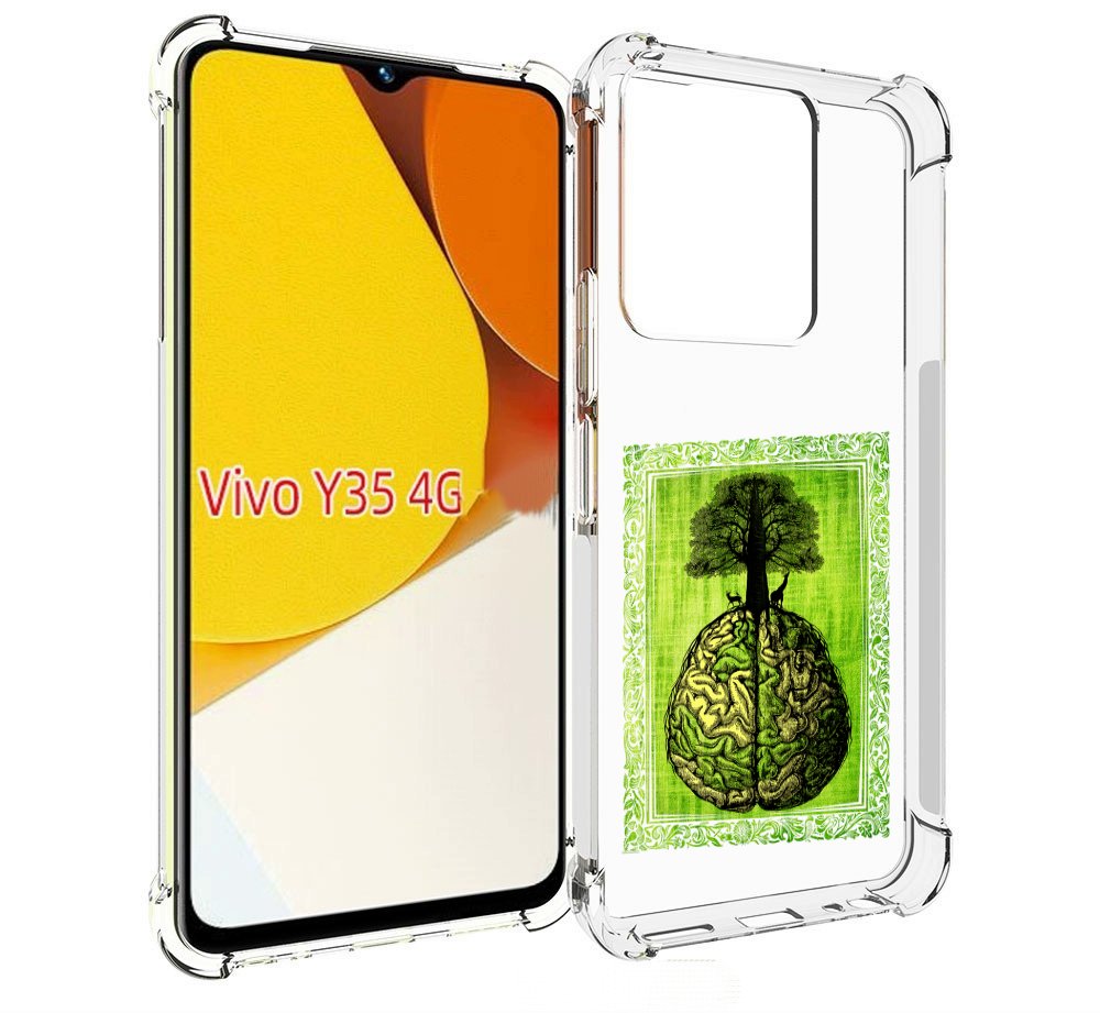 

Чехол MyPads абстракция здоровый мозг для Vivo Y35 4G 2022 / Vivo Y22, Прозрачный, Tocco