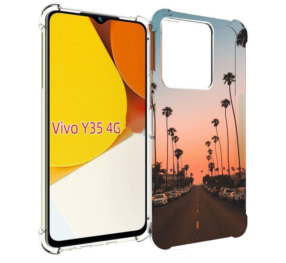 

Чехол MyPads дорога-с-закатом для Vivo Y35 4G 2022 / Vivo Y22, Прозрачный, Tocco