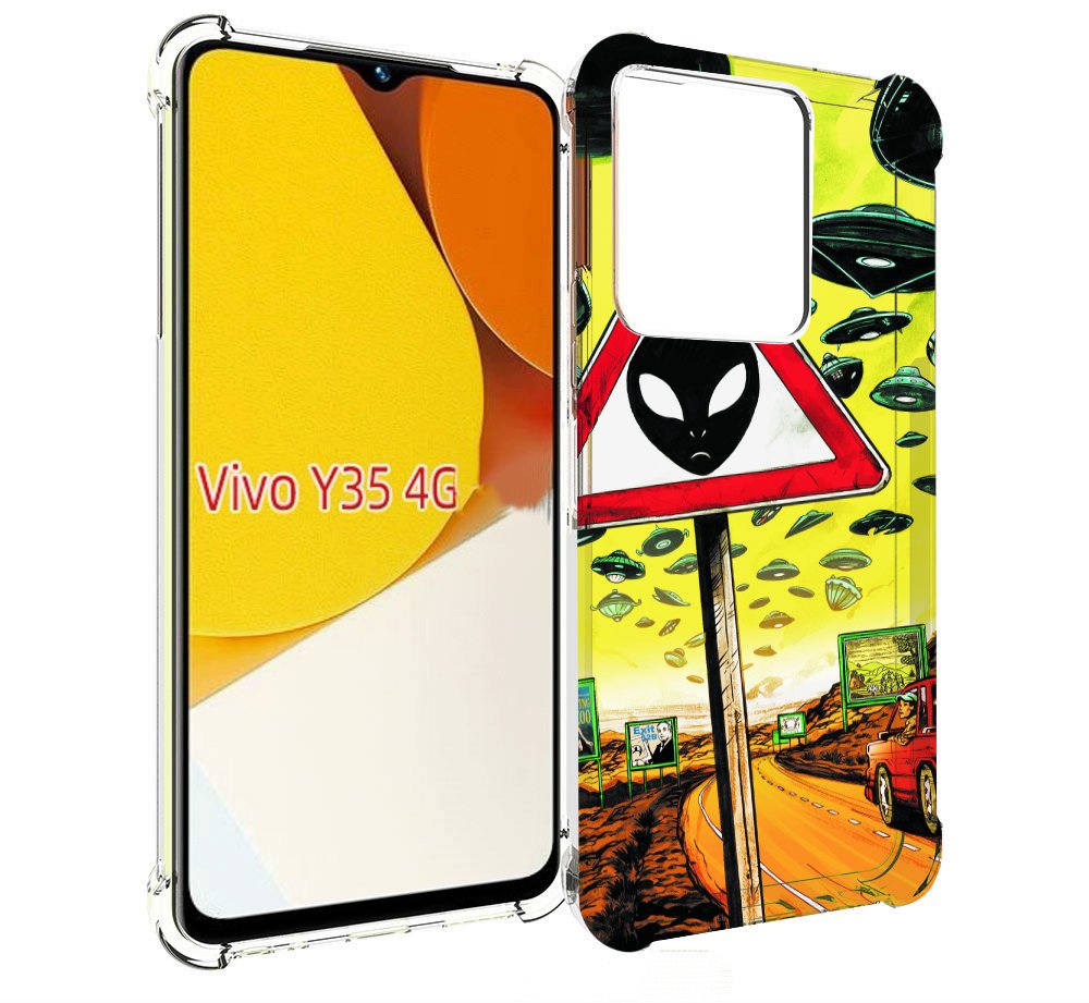 

Чехол MyPads дорога к инопланетянам для Vivo Y35 4G 2022 / Vivo Y22, Прозрачный, Tocco