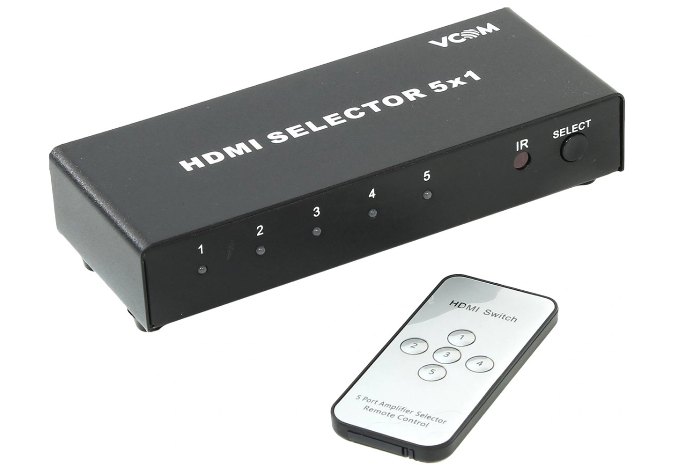 фото Переключатель vcom dd435 hdmi 1.4v 5=>1