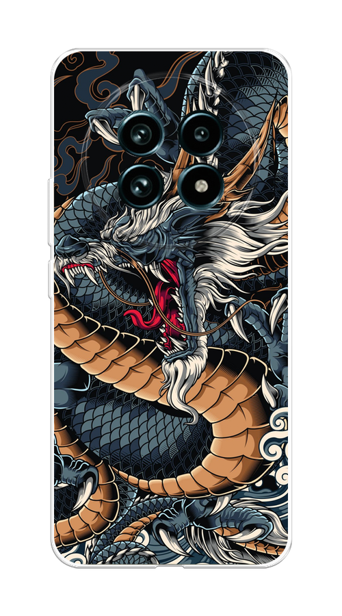 

Чехол на Realme 13 Pro+/13 Pro "Japanese Dragon", Коричневый;черный;синий, 2518150-1