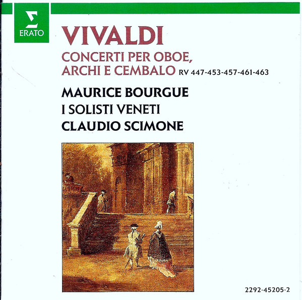 

Vivaldi: Oboe Concertos / Maurice Bourgue, Claudio Scimone, I Solisti Veneti (1 CD)