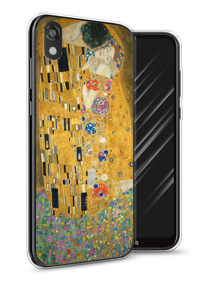 

Чехол Awog на Huawei Y5 2019 "Поцелуй Гюстава Климта", Желтый, 69050-9