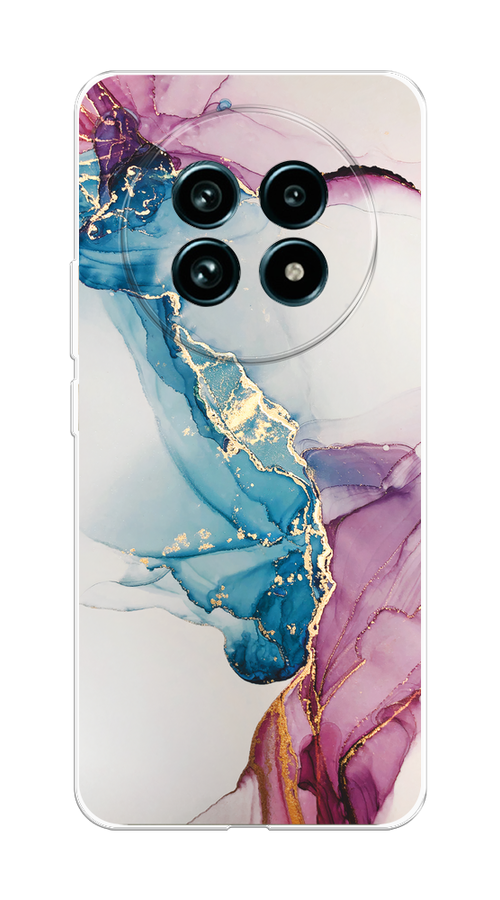 

Чехол на Realme 13 Pro+/13 Pro "Розовые разводы рисунок", Синий;розовый;золотистый, 2518150-1