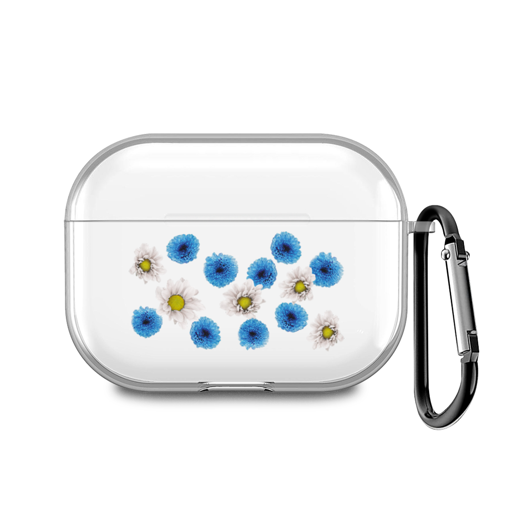 

Чехол для наушников AirPods Pro 2 "Голубые хризантемы и ромашки", AIPC-440-9E-1