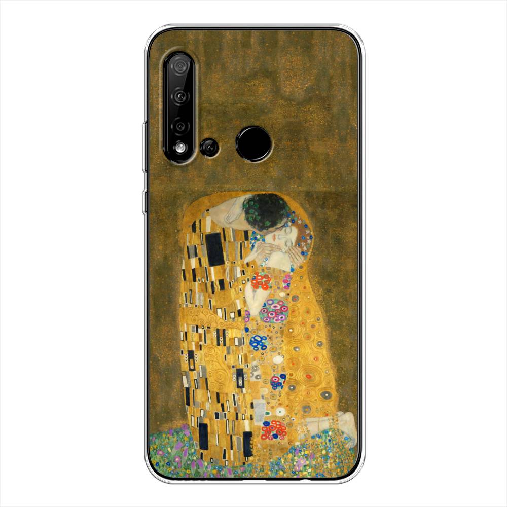 

Чехол Awog на Huawei P20 lite 2019 "Поцелуй Гюстава Климта", Желтый, 69750-9