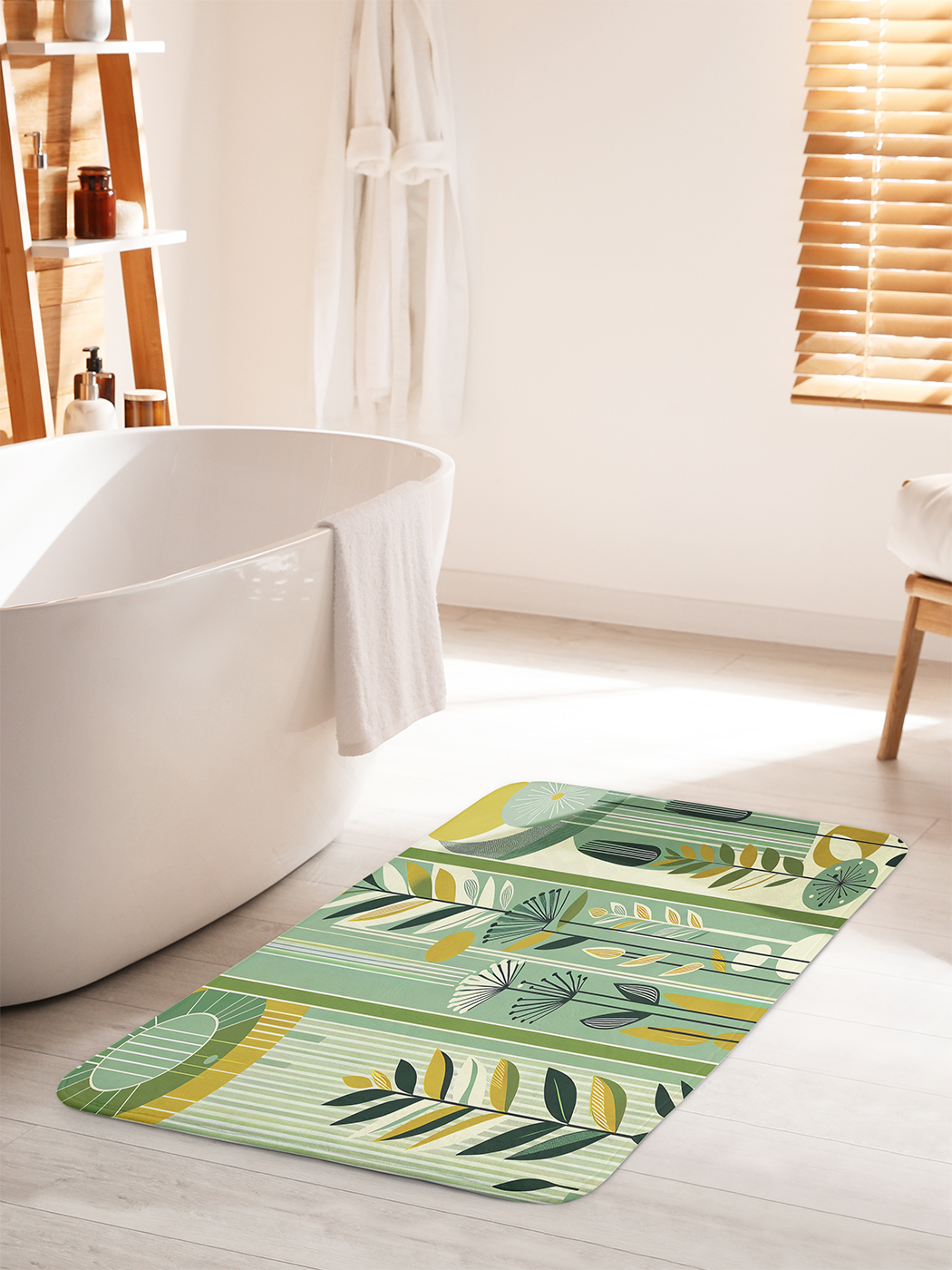 

Коврик для ванной туалета душа JoyArty "Солнечные цветы", bath_sd2195_60x100