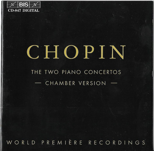 

Chopin - Two Piano Concertos, Chamber Version (1 CD)