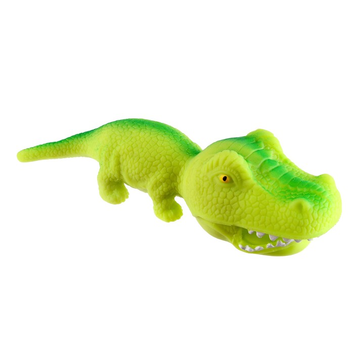 Мялка «Крокодил» с песком, цвета МИКС (12 шт.)